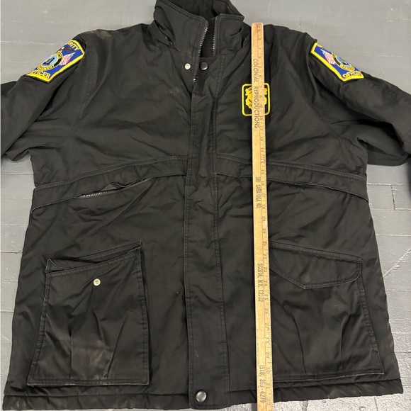 Vintage Red kap security officer workwear heavy utility winter outdoors jacket - Picture 3 of 8